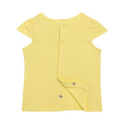 Жълта тениска за бебе момиче 17E1BFO1TMC