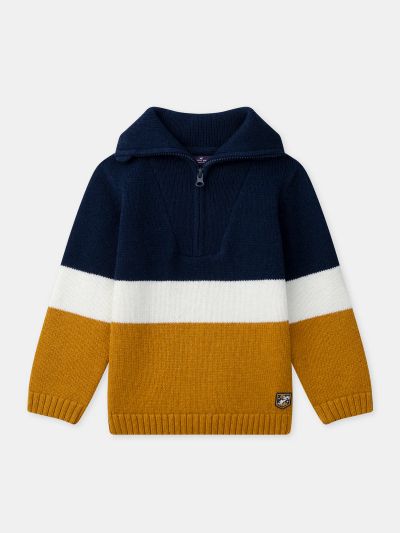 ПУЛОВЕР С ЦИП ЗА МОМЧЕТА