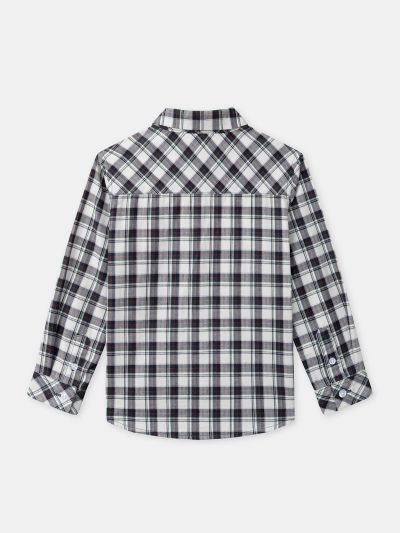 Карирана коледна риза за момчета