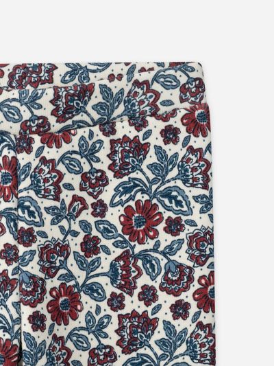 Клин с флорален принт за момиче