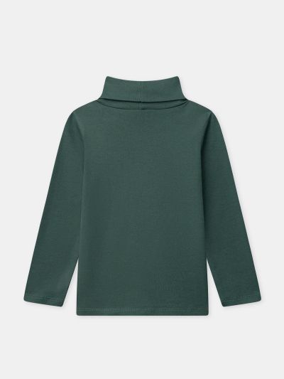 Детска поло блуза за момче в зелено