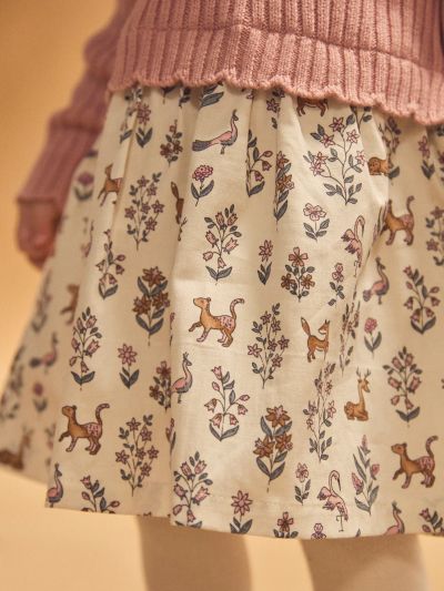 Рокля с розов пуловер бебе момиче