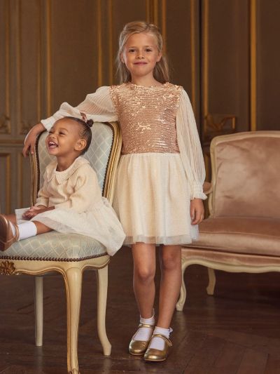 РОКЛЯ С ПАЙЕТИ И ТЮЛ 