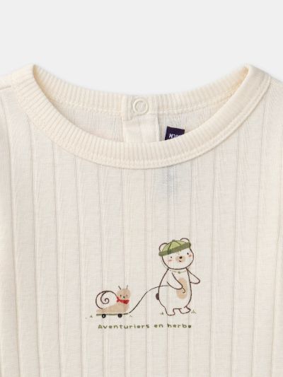 БОДИ С ПРИНТ МЕЧЕ ЗА БЕБЕ МОМЧЕ