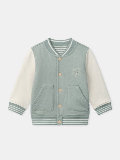 ДВУЛИЦЕВА БЕБЕШКА ЖИЛЕТКА В ЗЕЛЕНО И  РАЙЕТА ЗА БЕБЕ МОМЧЕ