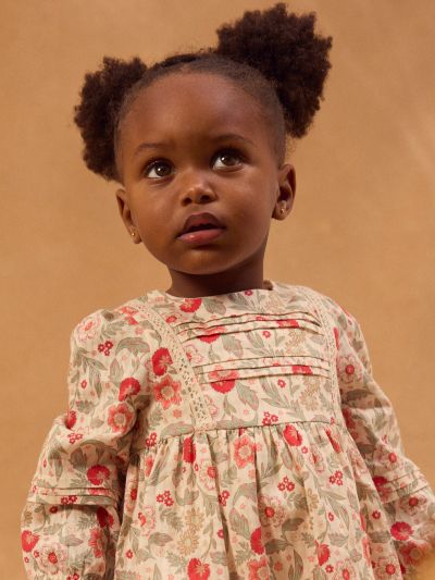 РОКЛЯ С ФЛОРАЛЕН ПРИНТ ЗА БЕБЕ МОМИЧЕ