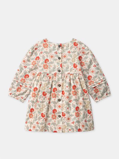 РОКЛЯ С ФЛОРАЛЕН ПРИНТ ЗА БЕБЕ МОМИЧЕ