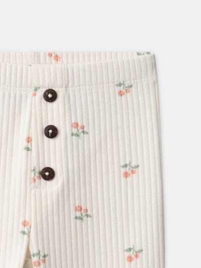 ЕКРЮ КЛИН С ФЛОРАЛЕН ПРИНТ ЗА БЕБЕ МОМИЧЕ