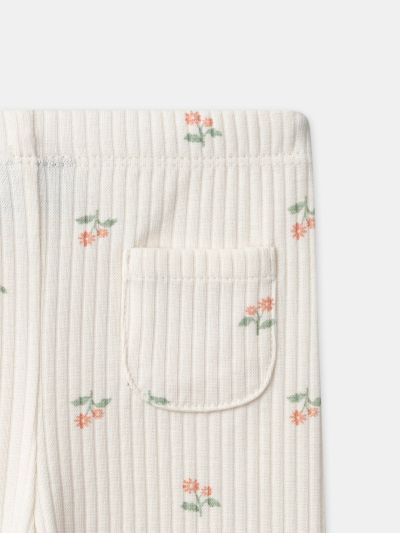 ЕКРЮ КЛИН С ФЛОРАЛЕН ПРИНТ ЗА БЕБЕ МОМИЧЕ