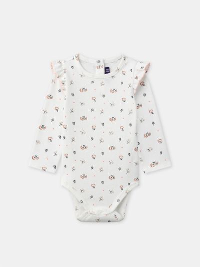 Комплект дънков сукман + боди за бебе момиче