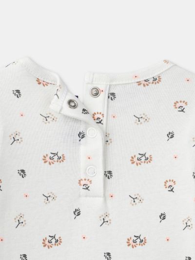 Комплект дънков сукман + боди за бебе момиче