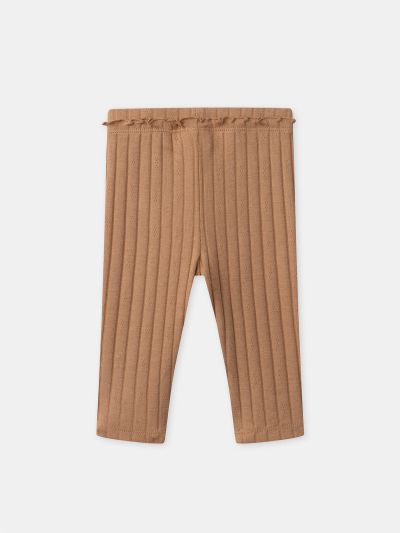 Кафяв клин за бебе момиче