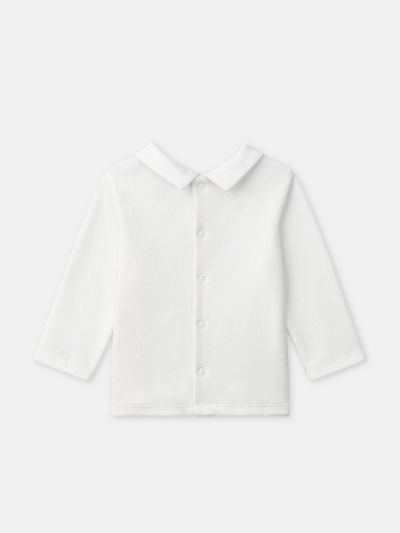 Бебешка пижама за момче с бродерия на кученце