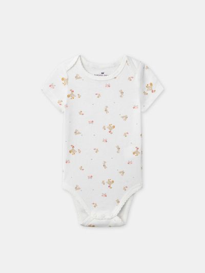 Комплект от 3 боди с къс ръкав за бебе момиче