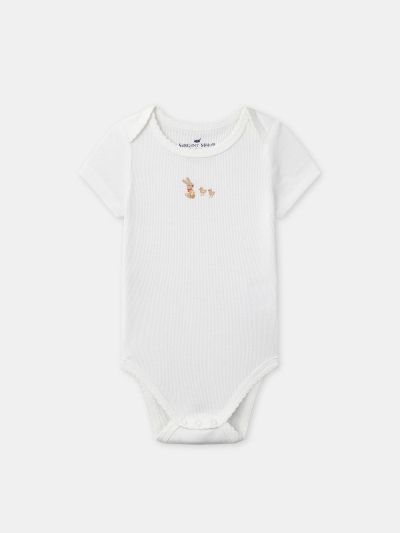 Комплект от 3 боди с къс ръкав за бебе момиче