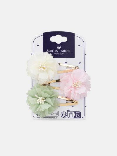 КОМПЛЕКТ ОТ 3 ФИБИ С ЦВЕТЯ ЗА МОМИЧЕ