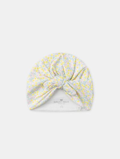 ЕБЕШКА ШАПКА С ПРИНТ ЛИСТА ЗА МОМИЧЕ