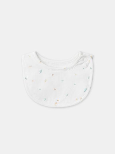 КОМПЛЕКТ ОТ 3 ЕКРЮ БЕБЕШКИ ЛИГАВНИКА С ПРИНТ ОХЛЮВИ ИЛИ ЛИСТА