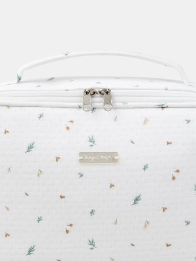 БЕБЕШКИ КУФАР С ПРИНТ ЛИСТА