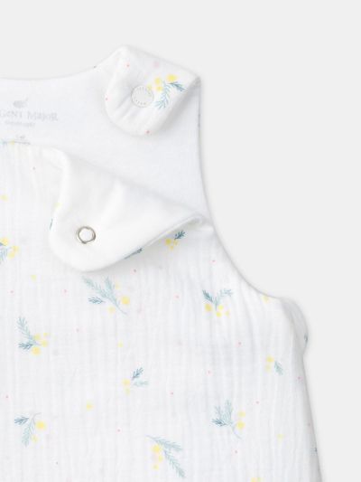 СПАЛЕН ЧУВАЛ С ПРИНТ ЛИСТА ЗА НОВОРОДЕНО МОМИЧЕ