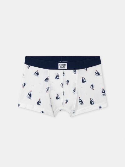 КОМПЛЕКТ ОТ 3 БРОЯ ДЕТСКИ БОКСЕРИ В ТЪМНОСИН ЦВЯТ ЗА МОМЧЕ