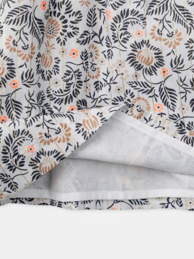 ЕКРЮ РОКЛЯ ОТ ДВА МАТЕРИАЛА ИЛИ С ФЛОРАЛЕН ПРИНТ ЗА МОМИЧЕ