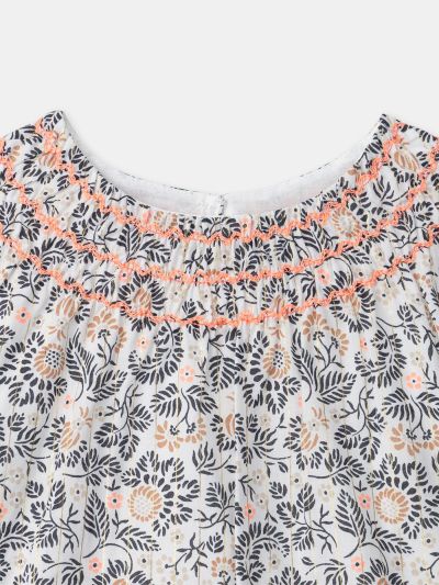 БЛУЗА С ФЛОРАЛЕН ПРИНТ ЗА МОМИЧЕ