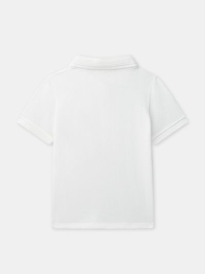 БЯЛА ПОЛО ТЕНИСКА ЗА МОМЧЕ