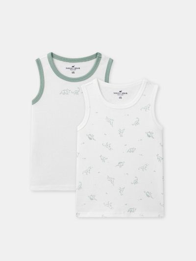 КОМПЛЕКТ ОТ 2 БРОЯ ДЕТСКИ ПОТНИКА С МОТИВ ДИНОЗАВРИ ЗА МОМЧЕ