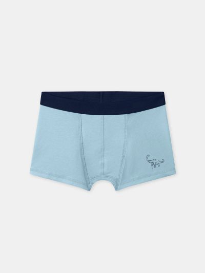 КОМПЛЕКТ ОТ 5 БРОЯ ДЕТСКИ БОКСЕРИ С МОТИВ ДИНОЗАВРИ ЗА МОМЧЕ