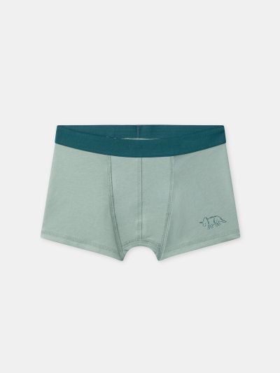 КОМПЛЕКТ ОТ 5 БРОЯ ДЕТСКИ БОКСЕРИ С МОТИВ ДИНОЗАВРИ ЗА МОМЧЕ