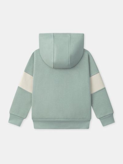 ЗЕЛЕН СУИТШЪРТ С КАЧУЛК ЗА МОМЧЕ