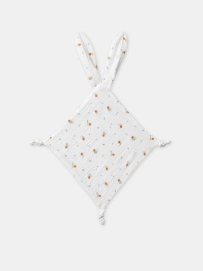 КОМПЛЕКТ БЛУЗА + ЕКРЮ ПАНТАЛОН + ОДЕЯЛЦЕ С ПРИНТ ОХЛЮВ – НОВОРОДЕНО