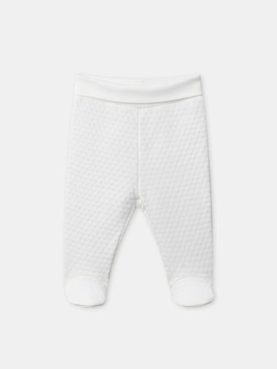 КОМПЛЕКТ БЛУЗА + ЕКРЮ ПАНТАЛОН + ОДЕЯЛЦЕ С ПРИНТ ОХЛЮВ – НОВОРОДЕНО