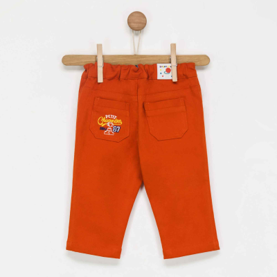 Оранжеви панталони за бебе момче 18H1BG61PAN