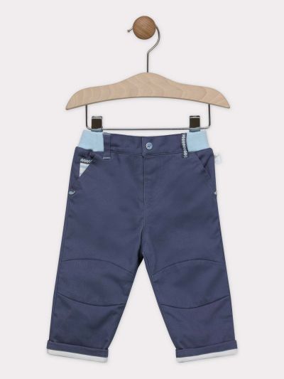 Сини  подплатени панталони за бебе момче 19H1BGE2PAN